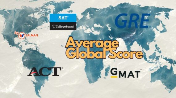 Nilai Rata-Rata Tes Internasional SAT, ACT, GRE, GMAT 2020 – 2024